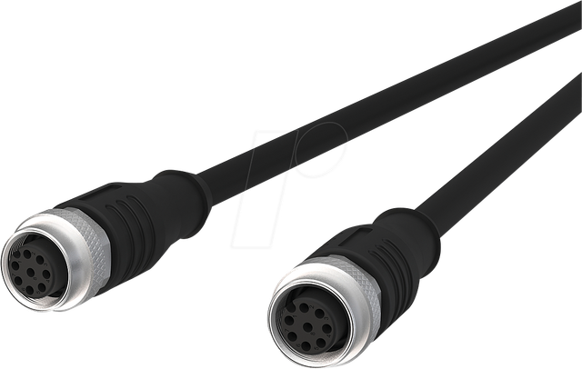 MC 142MHA22100 - Sensorleitung, M12, 8 pol, Ku > Ku, 10 m