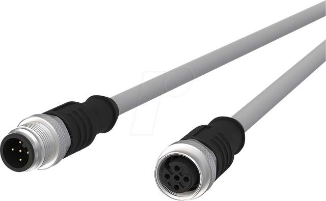 MC 142MJA12050 - Sensorleitung, M12, 5 pol, St > Ku, 5 m