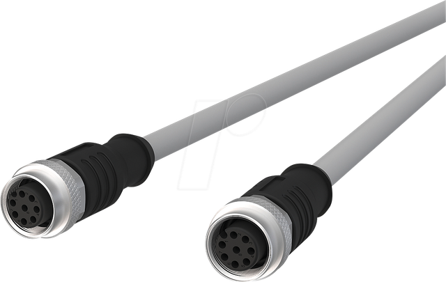 MC 142MKA22020 - Sensorleitung, M12, 8 pol, Ku > Ku, 2 m