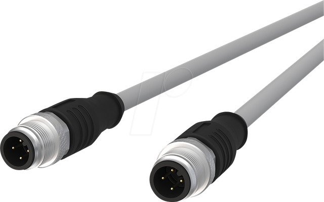MC 142MLA11010 - Sensorleitung, M12, 4 pol, St > St, 1 m