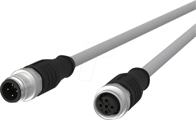 MC 142MLA12020 - Sensorleitung, M12, 4 pol, St > Ku, 2 m