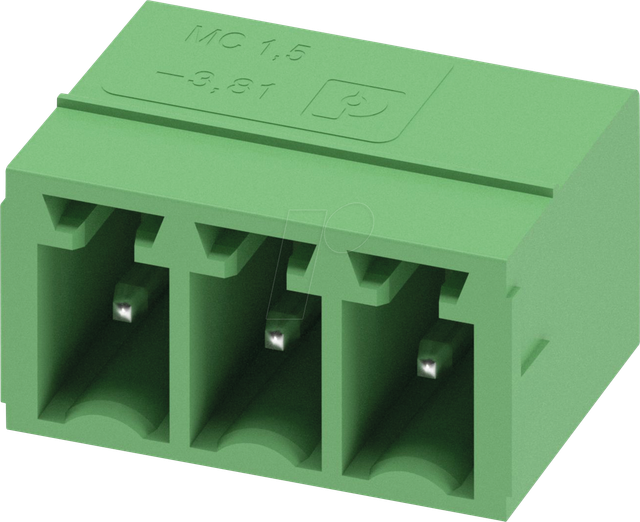 MC 3 G 3,81 - Leiterplatten-Grundleiste, 3-polig, 3,81 mm