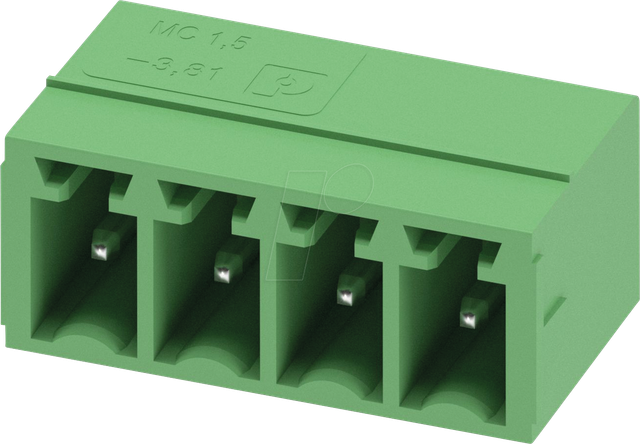 MC 4 G 3,81 - Leiterplatten-Grundleiste, 4-polig, 3,81 mm