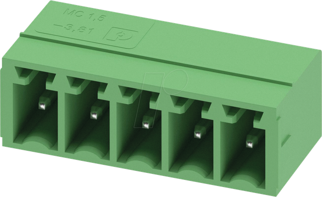 MC 5 G 3,81 - Leiterplatten-Grundleiste, 5-polig, 3,81 mm