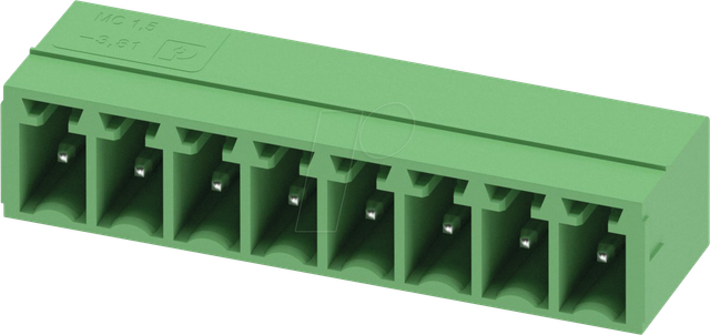 MC 8 G 3,81 - Leiterplatten-Grundleiste, 8-polig, 3,81 mm