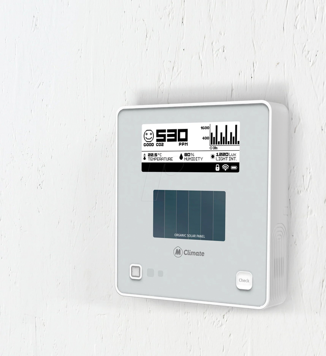 MCL CO2-E-INK-01 - LoRaWAN Luftqualitätsmonitor, E-Ink Display