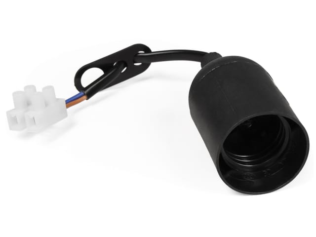 MCS-1451678 - Renovierfassung E27, schwarz, 11cm Kabel