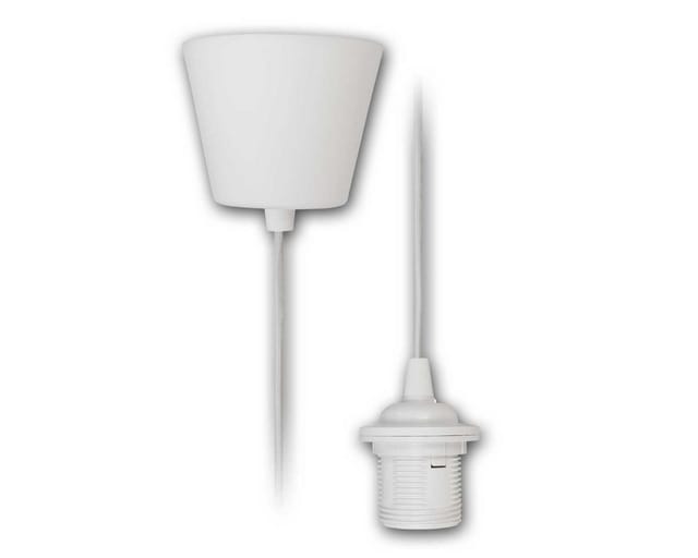 MCS-1452332 - Lampenpendel E27, weiß, 1,2 m Textilkabel