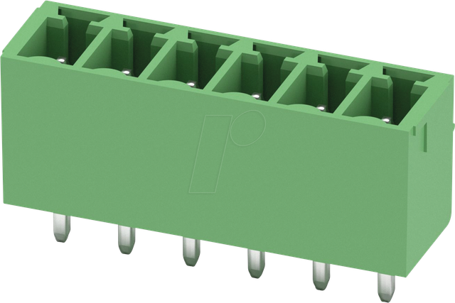MCV 6 G 3,81 - Leiterplatten-Grundleiste, 6-polig, 3,81 mm