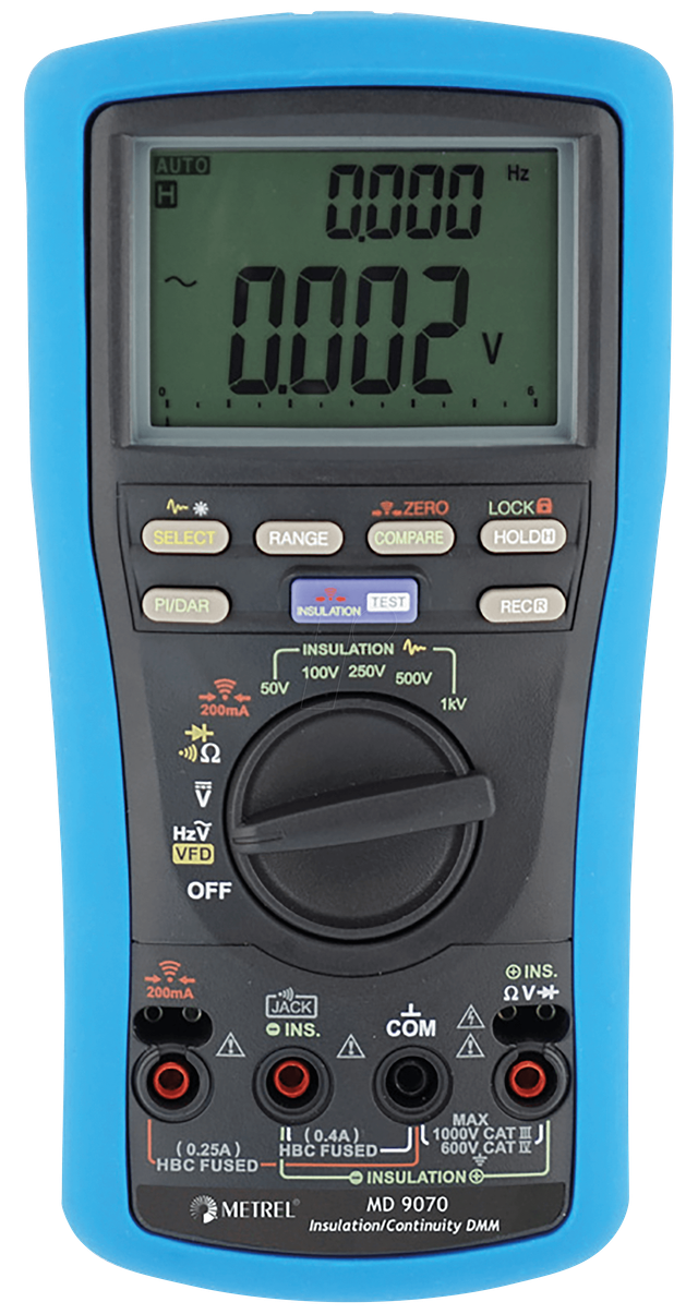 MD 9070 - Multimeter MD 9070, digital, für Isolations- / Durchgangsmessung
