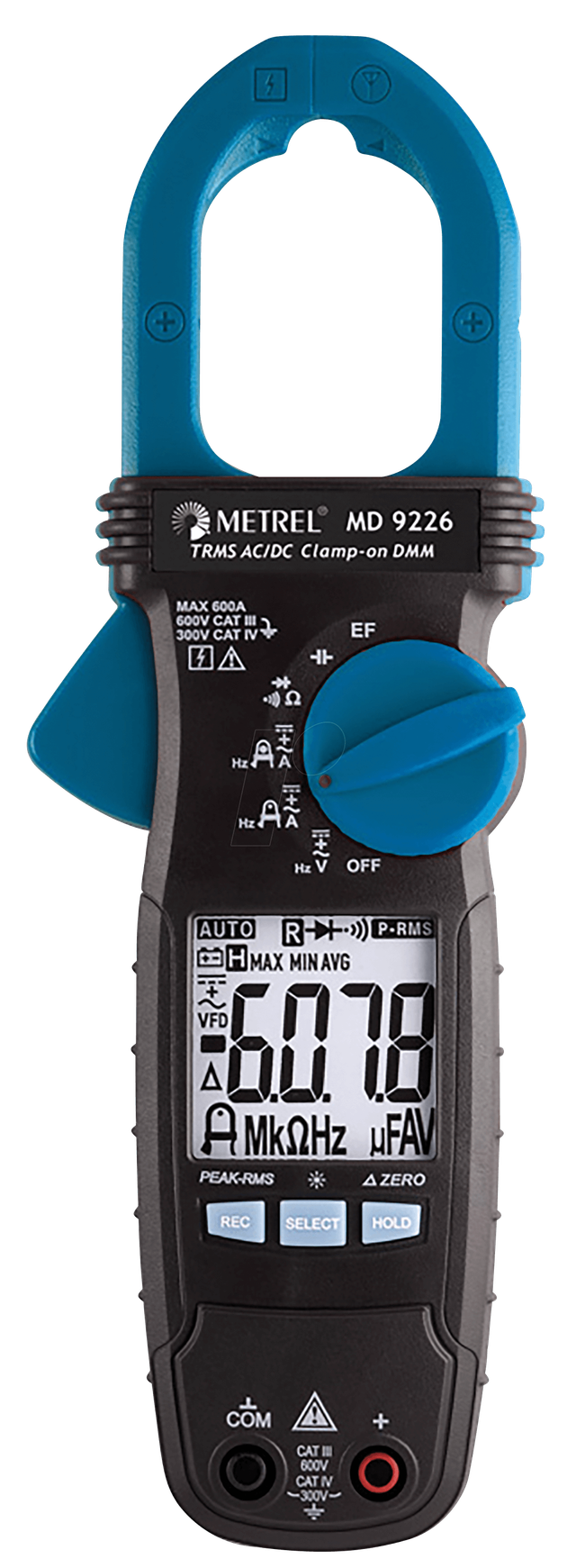 MD 9226 - Stromzange MD 9226, digital, AC/DC, bis 600 A