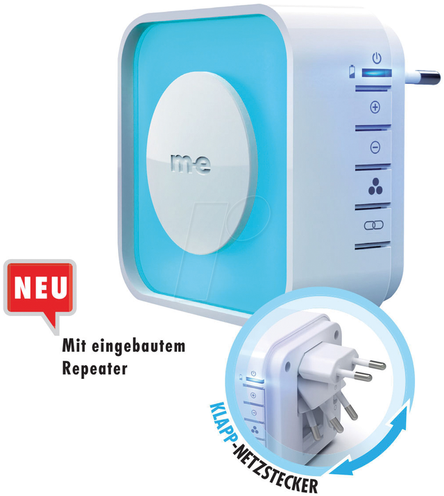 ME 41303 - Funkgong Sender 1-Familienhaus, anthrazit
