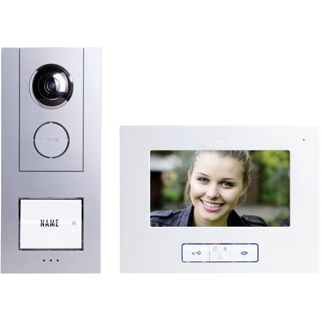 ME VD ALU 6710 S - Video-Türsprechanlage Set, silber