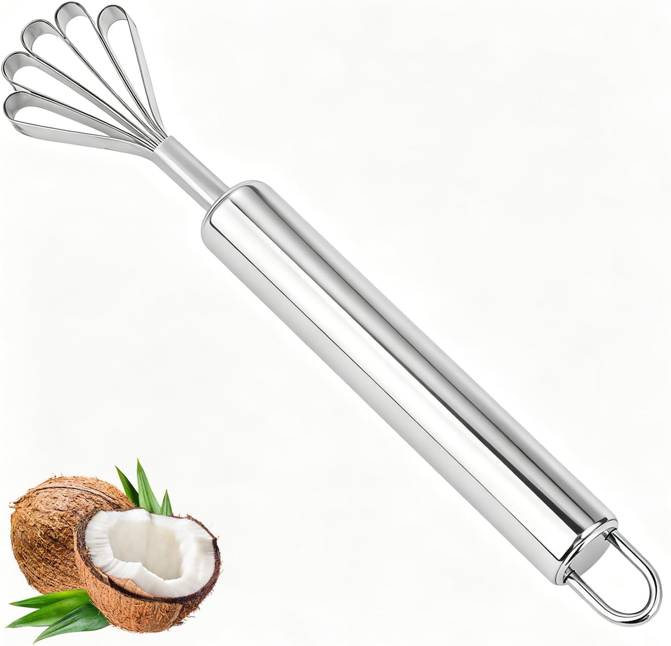 Kokosnussschaber, Kokosfleischreibe Aus Edelstahl, Multifunktionales Küchenutensil (reibe/schneider), Fischschupper