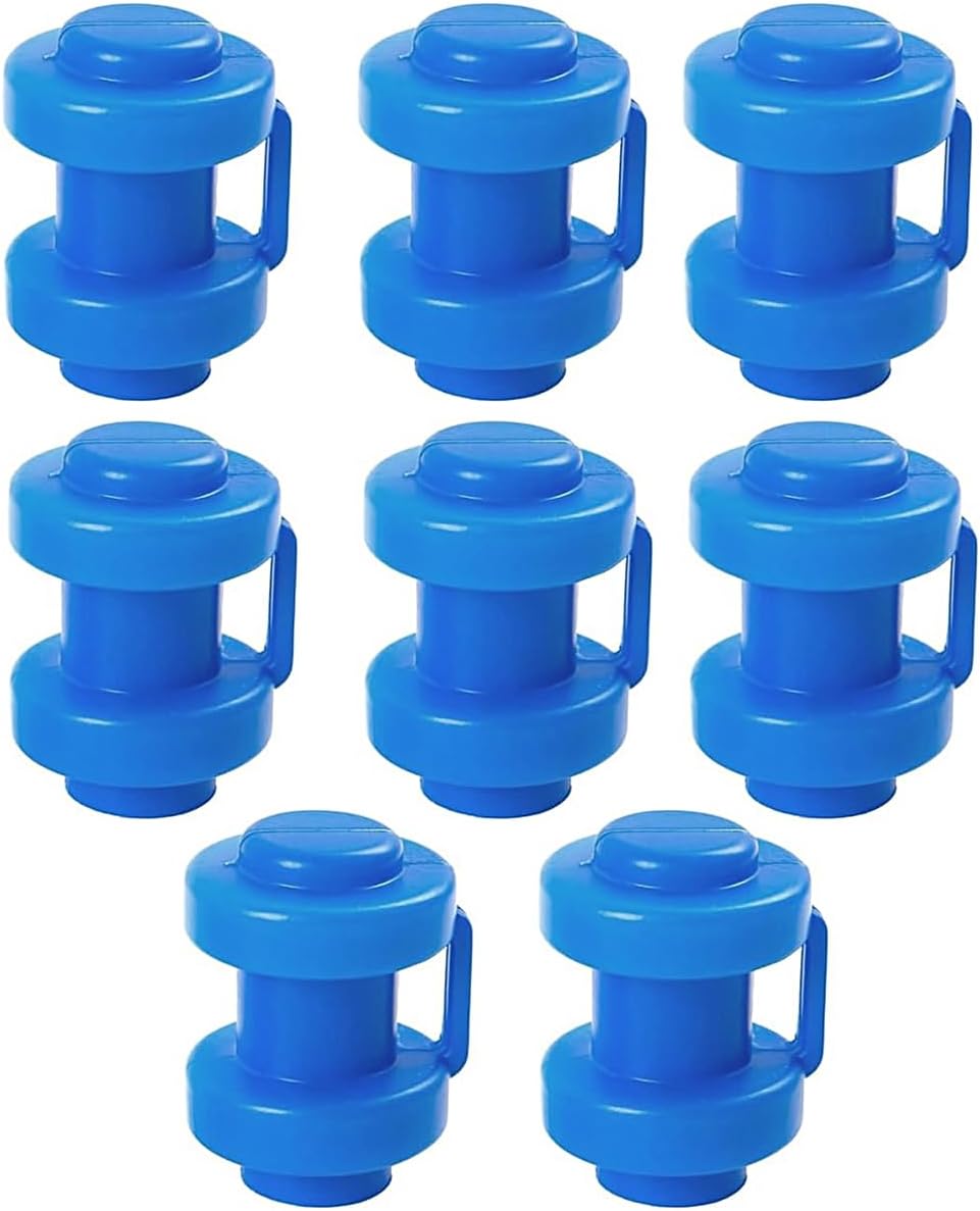 8-teiliges Trampolin-endkappen-set (25 Mm) Trampolinzubehör Trampolin-endkappen Trampolin-netzstangenkappen