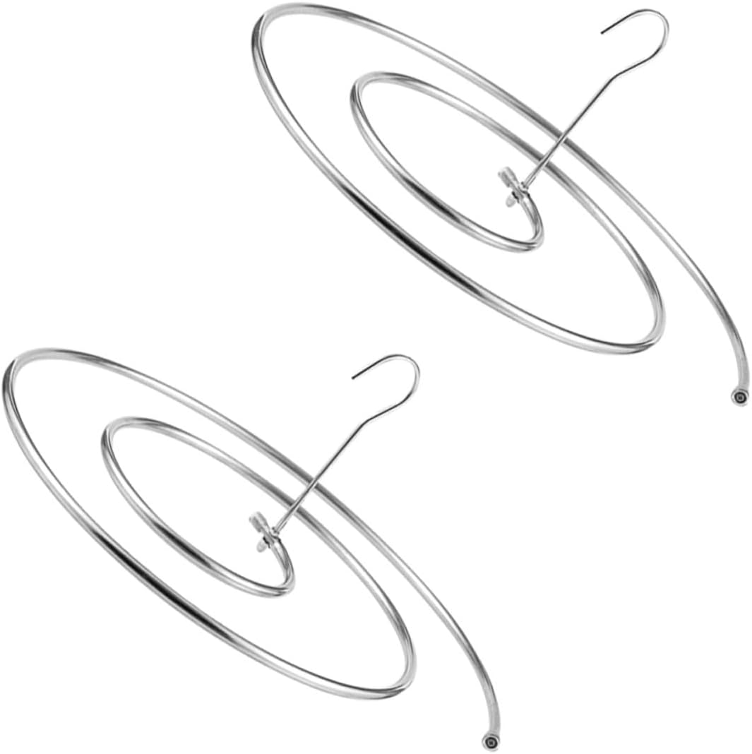 Spiral-bettwäscheaufhänger Aus Edelstahl (2er-set) – Platzsparend Und Vielseitig Ideal Zum Trocknen Von Bettdecken Und Laken Zu Hause