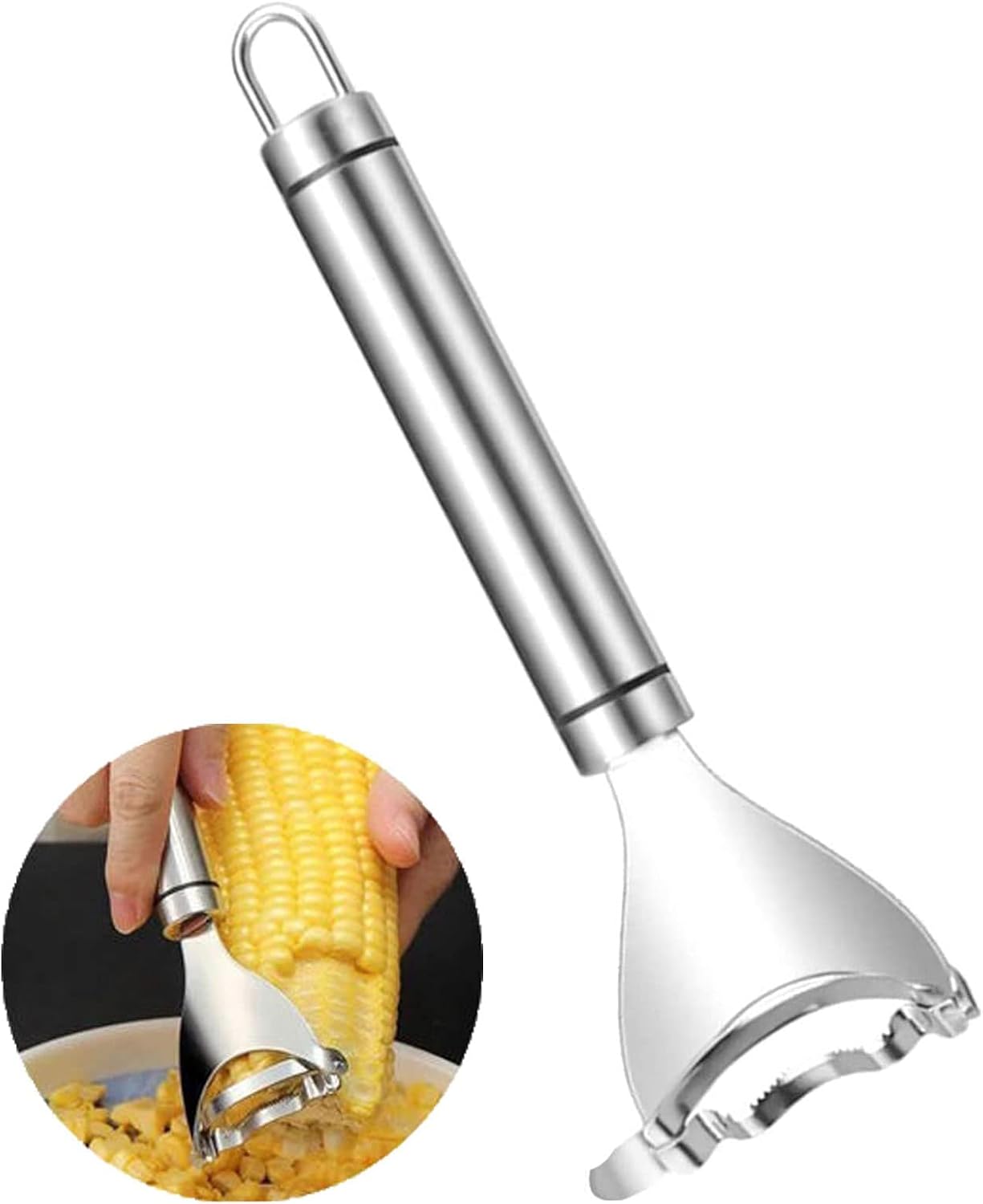Maiskornschneider/dreschwerkzeug Aus Lebensmittelechtem Edelstahl (mit Ergonomischem Griff)