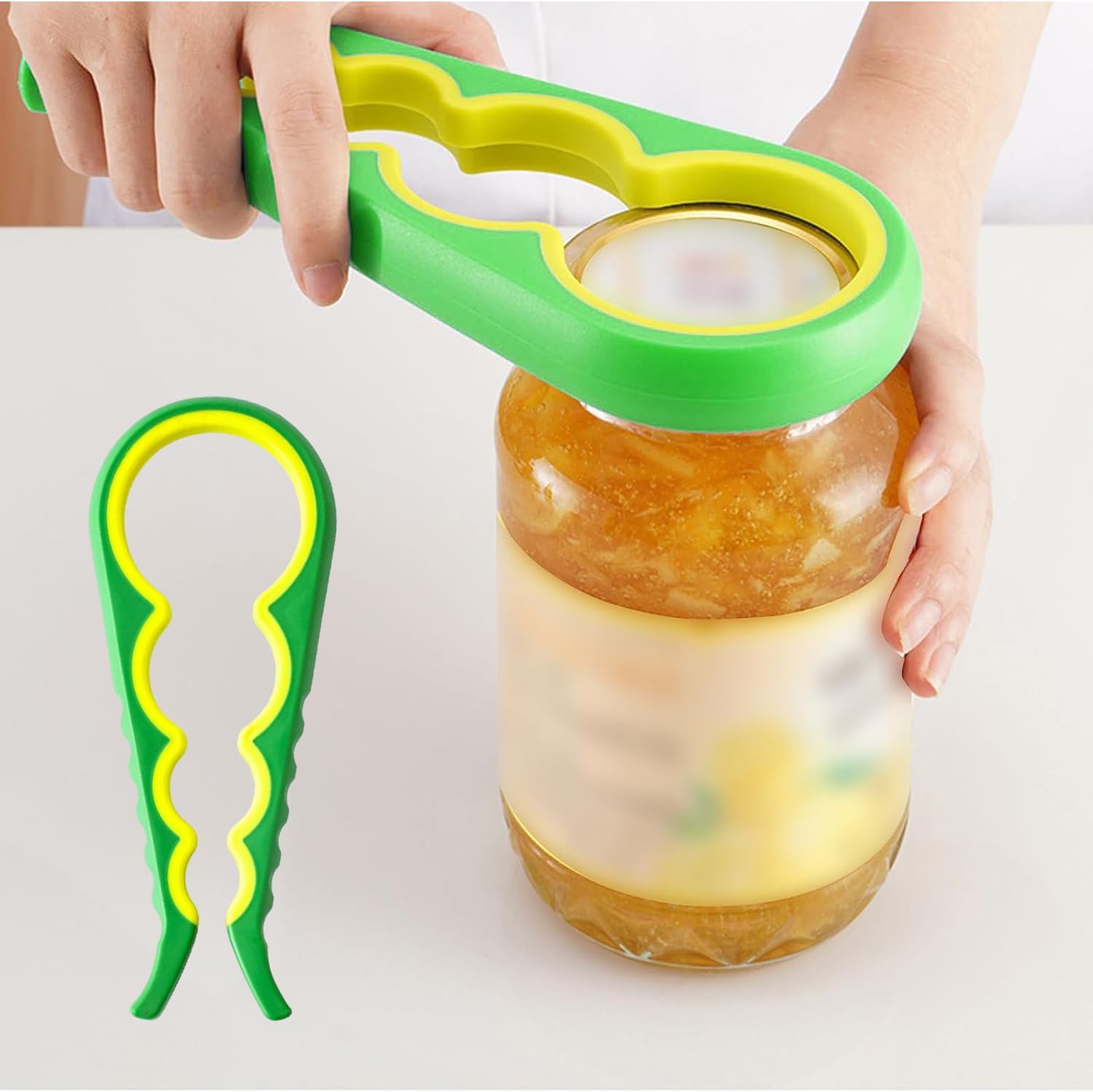4-in-1-glasöffner Zum Entfernen Von Flaschen Und Deckeln – Rutschfestes Küchenutensil Für Senioren Mit Arthritis – Für Den Einsatz Zu Hause Und Im Freien