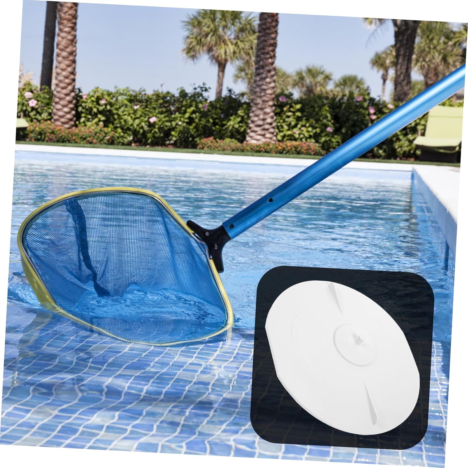 Weiße Abs-skimmerabdeckung Für Eingelassene Pools, Kompatibel Mit Modell 1091lx Ersatz-skimmerabdeckung, Einfache Installation, 1 Stück, Für Eingelassene Pools Und Teiche