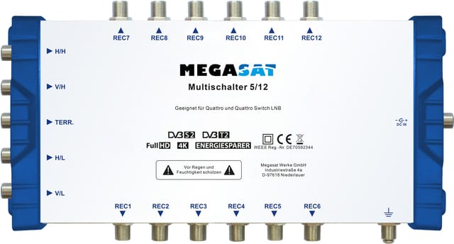 MEGASAT 0600205 - Multischalter 5 in 12