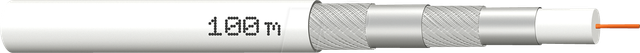 MEGASAT 100093 - Koaxialkabel Ø 7,0 mm, 110db, 100 m