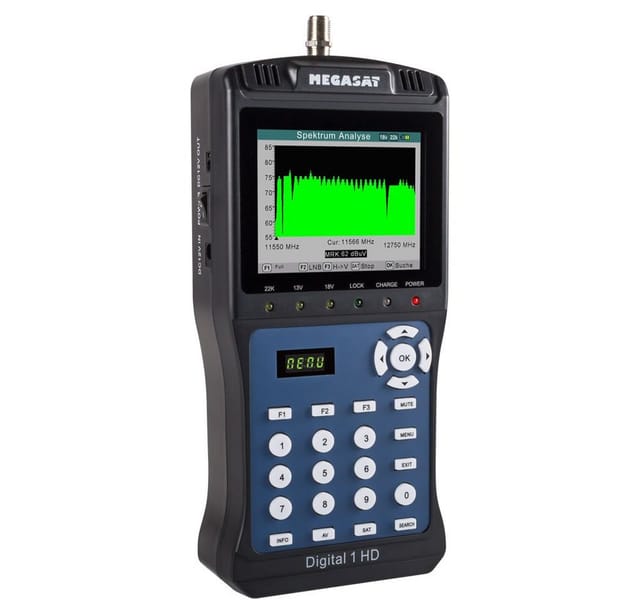 MEGASAT 2600011 - Pegelmessgerät, Satmessgerät, 3,5'' LCD Display