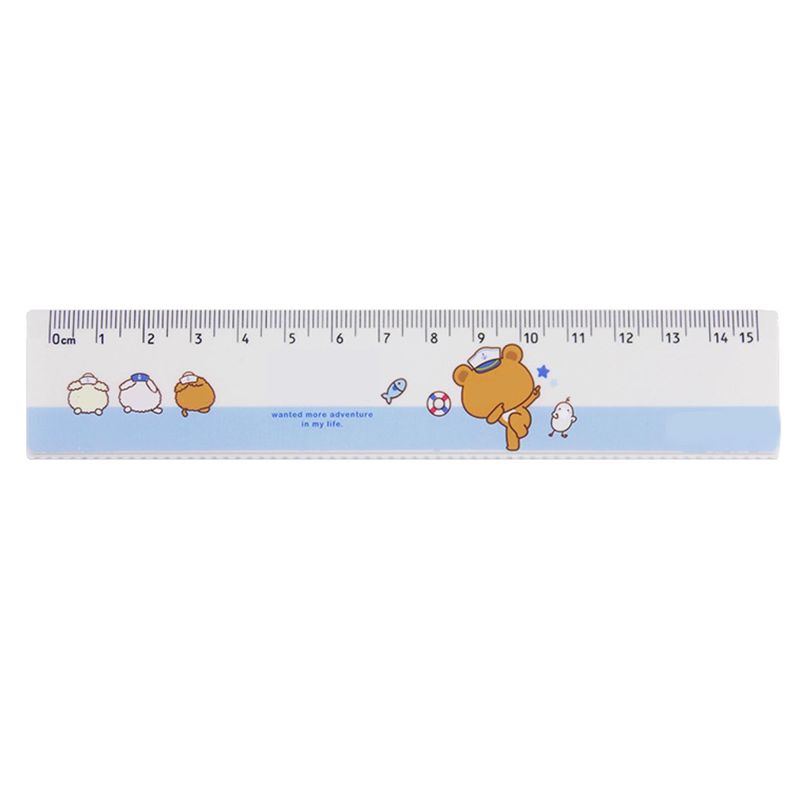 15 Cm Langes, Gerades Kunststofflineal Mit Wellenmuster, Ideal Für Schüler, Kinder, Schule Und Büro.