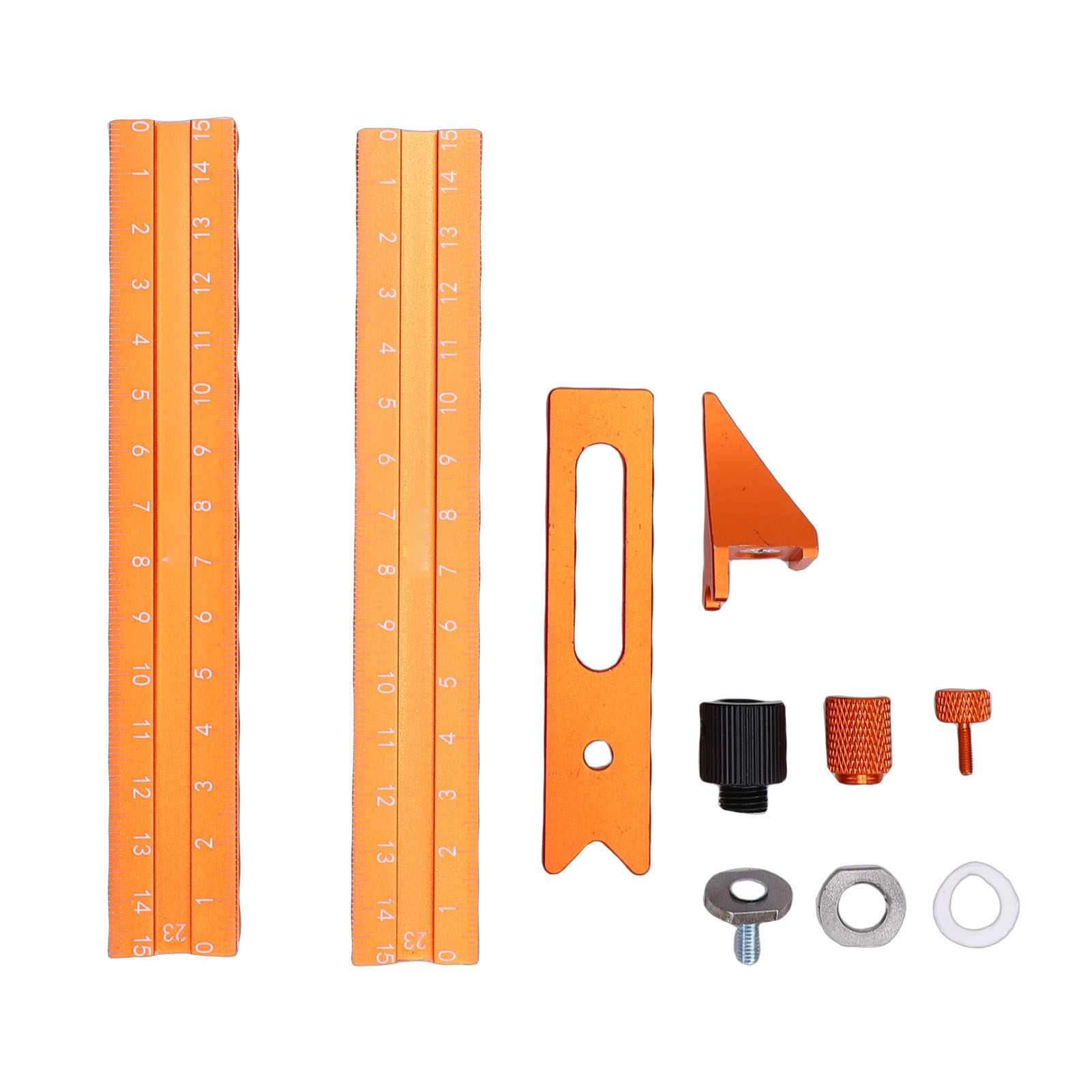 4-seitiges Magnetisches Markierungslineal Mit Magnetfuß, Multifunktionales Markierungswerkzeug Für Holzbearbeitung, Tischlerei Und Möbelbau.