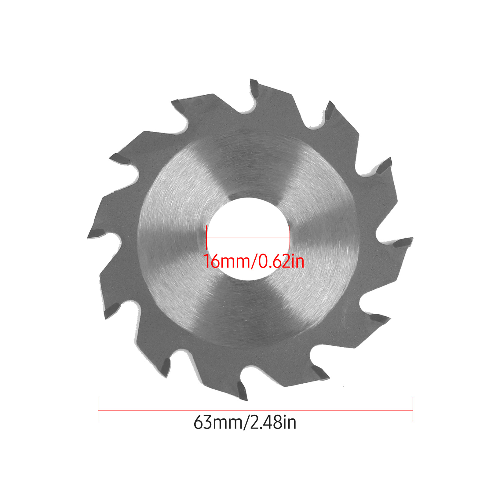 63 Mm (2,5 Zoll) Durchmesser Sägeblatt Aus Einer Legierung