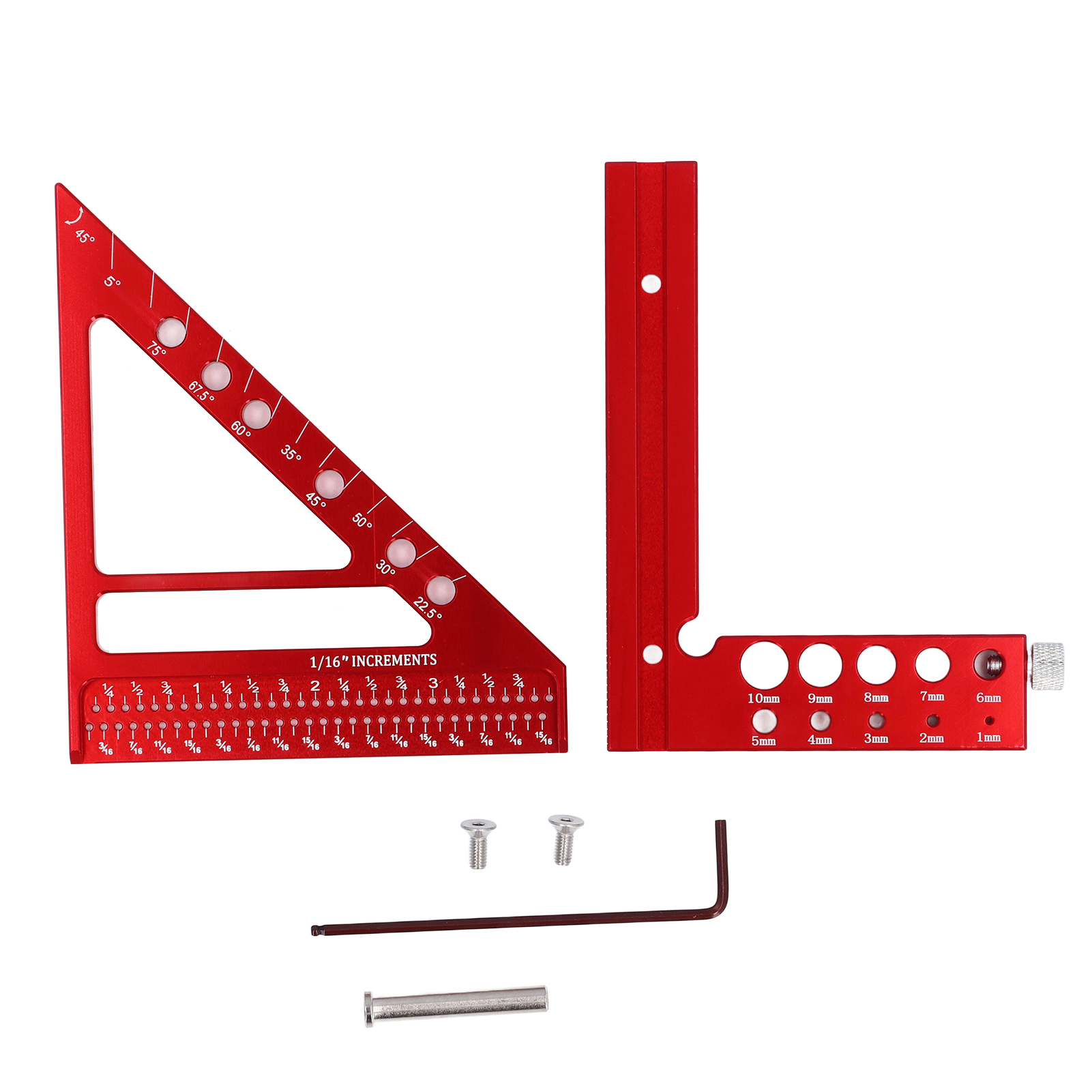 90°-winkel Aus Aluminiumlegierung (5 Zoll, 22,5°-90°) Für Die Holzbearbeitung