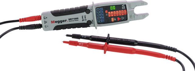 MEGGER 1013-099 - Spannungsprüfer MET1000, 12 -1000 V AC/DC, TRMS, LCD