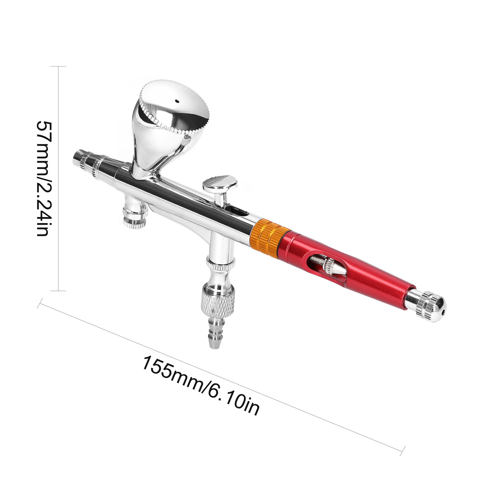 Professionelle Multifunktions-airbrush T218 0,3 Mm, Max. 30 Psi Luftpumpe Für Modellbau Und Künstlerische Malerei.
