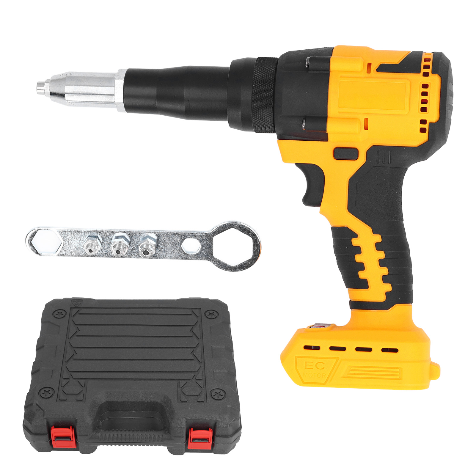 Akku-nietgerät 3,2–4,8 Mm, Automatische Bürstenlose Elektrische Nietpistole Mit Led-licht Für 20-v-akkus Dcb206, Dcb207 Und Dcb208