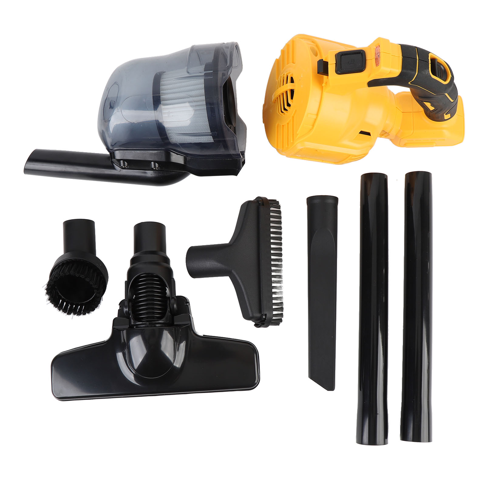 Leistungsstarker Handstaubsauger, Ergonomische Reinigungsfunktion, Rutschfester Griff, Tragbar Und Kabellos Für Böden (125 Aw)