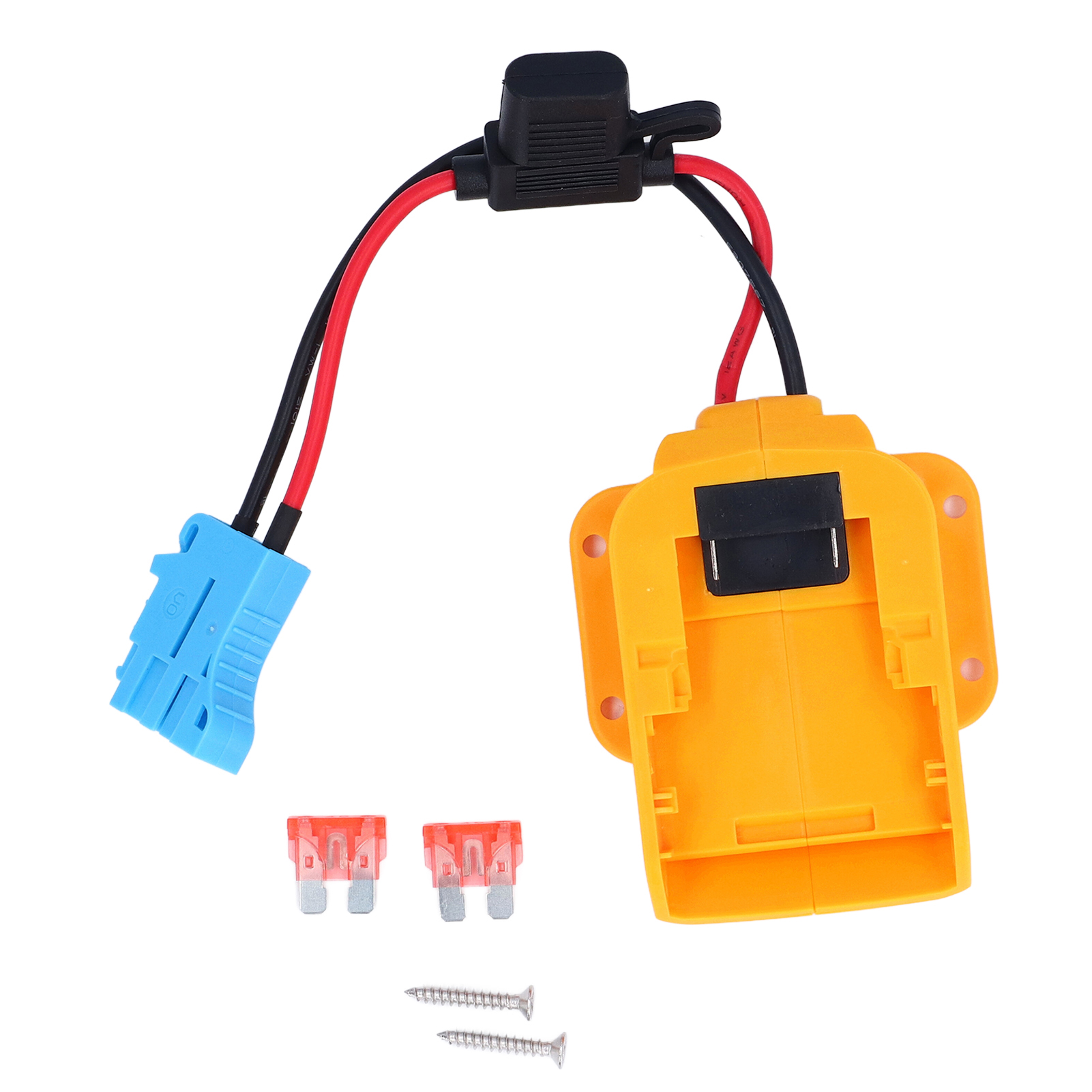 Dcb200 20v Auf 18v Akku-adapter Für Elektrowerkzeuge Und Spielzeugfahrzeuge, Lithium-akku-konverter Mit Kabelbaum Und Blauem Stecker
