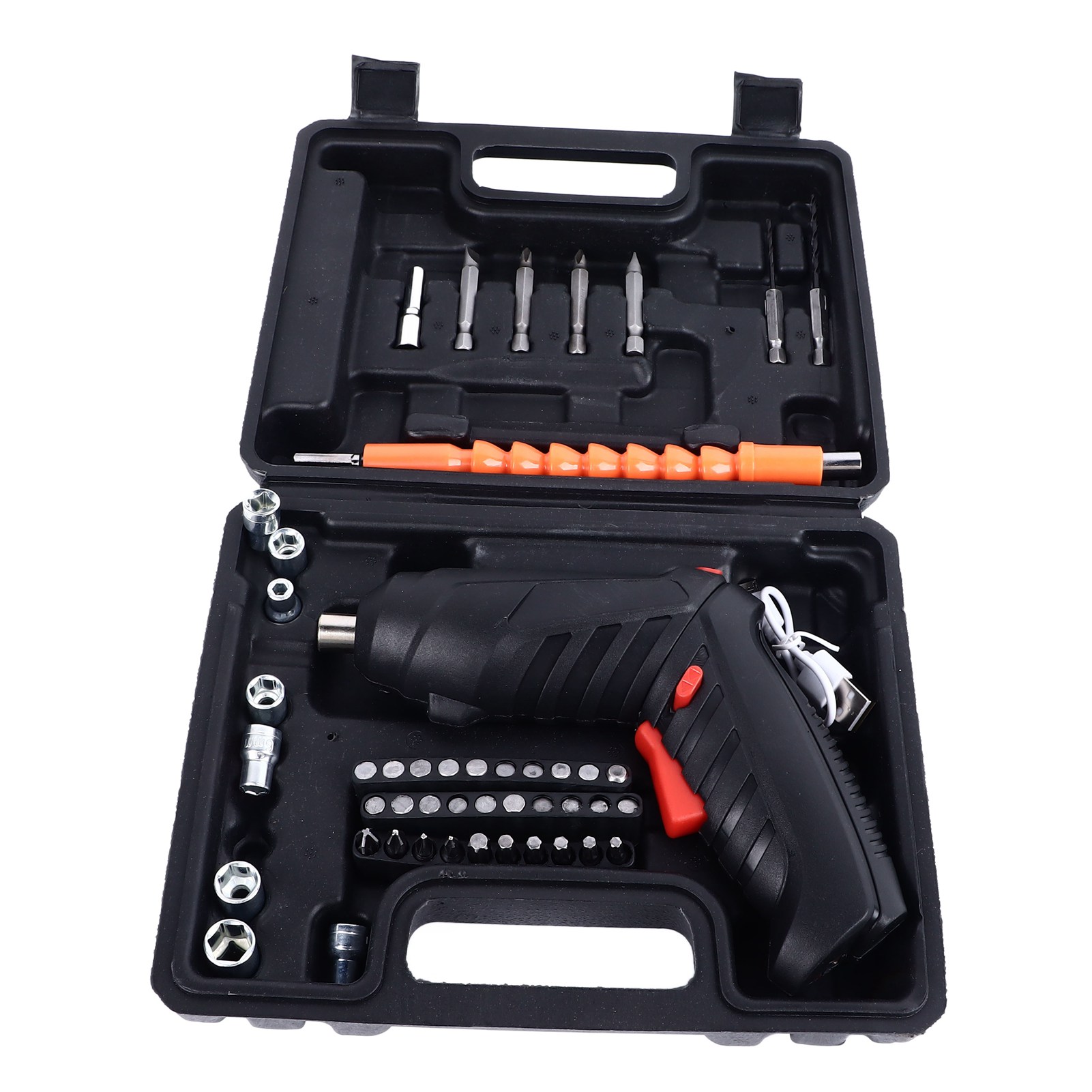 47-teiliges Akku-schrauber-set, 4,2 V, Maximales Drehmoment 3,2 Nm
