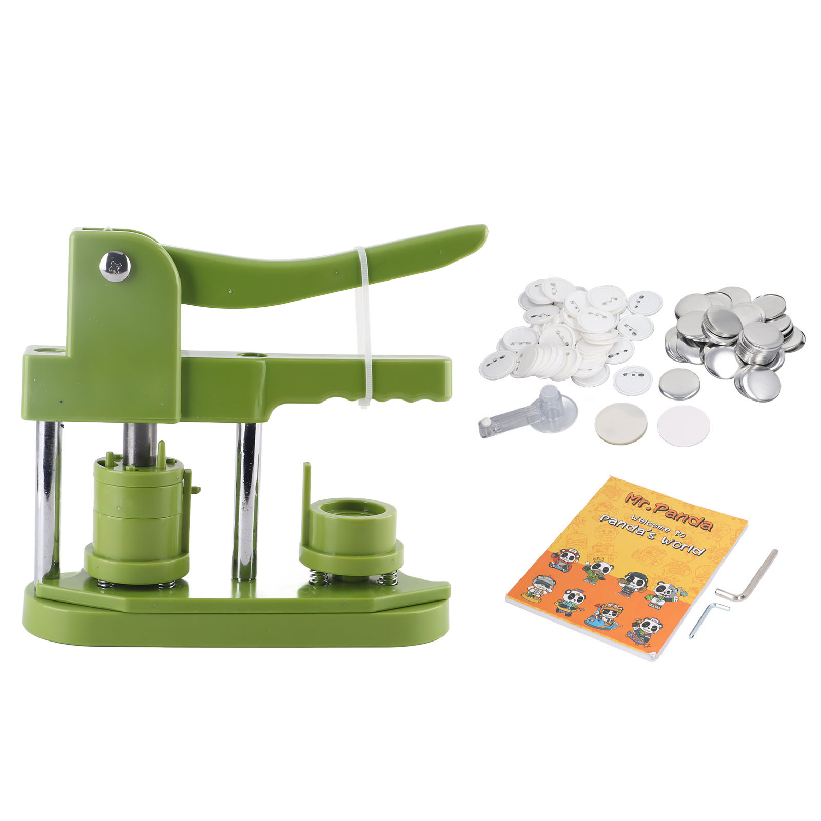 Abzeichenmaschine, 100 Abzeichensets, Knopfdruckmaschine Für Die Familie