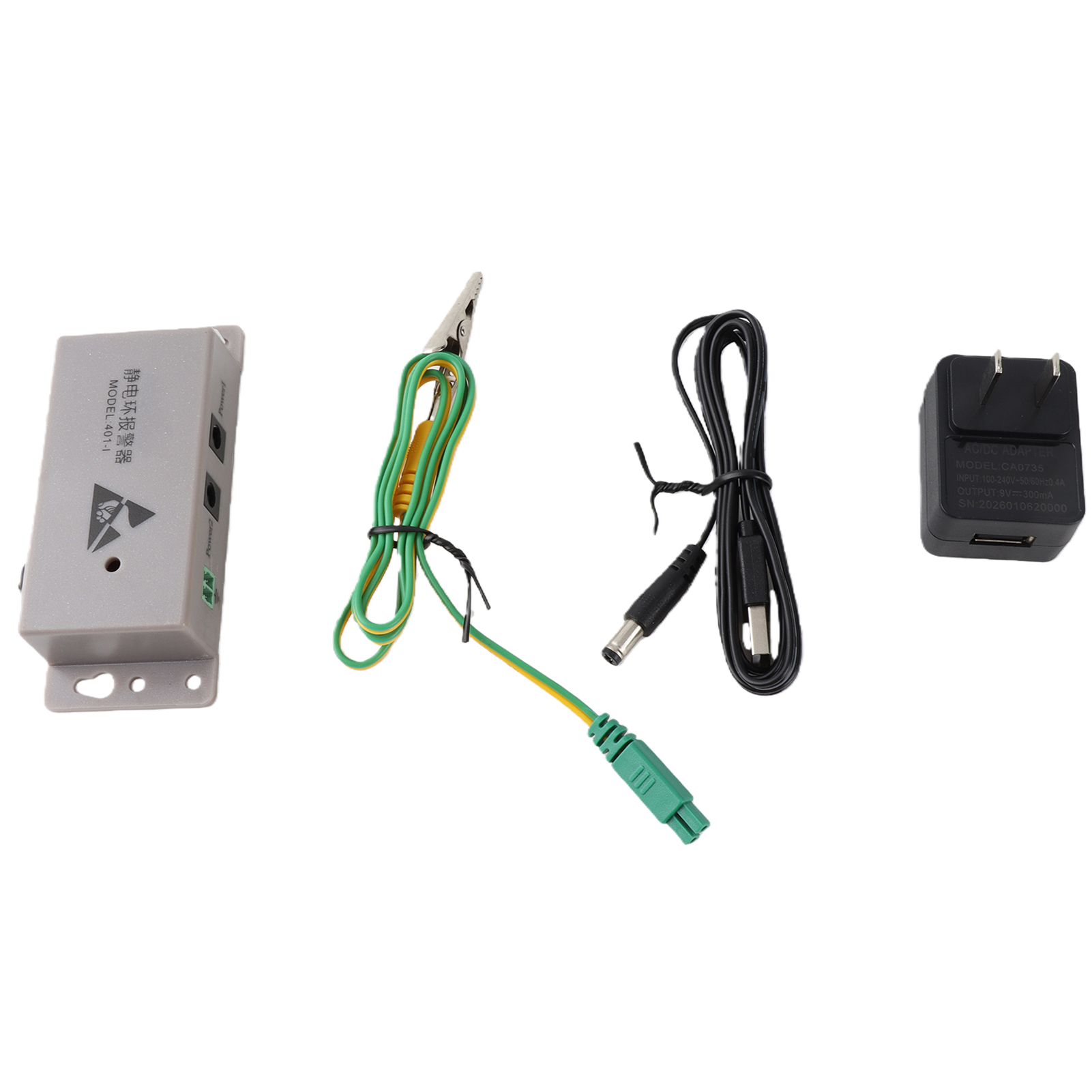 Elektronisches Antistatisches Armband Für Online-überwachung, Arbeitsplatzalarm, 100–240 V Us-stecker