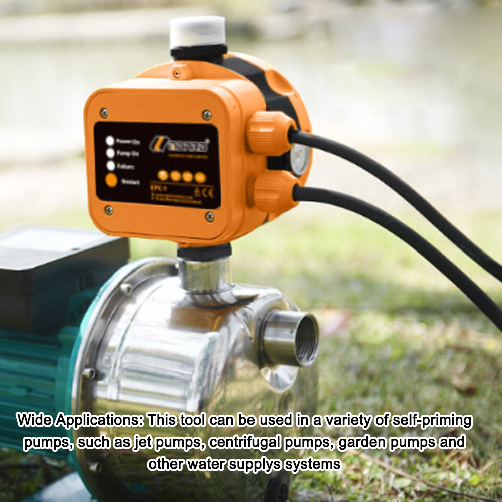 Automatischer Druckschalter Für 220-240 V 1,1 Kw Wasserpumpe, Ip65 Wasserdicht, Für Den Hausgebrauch.