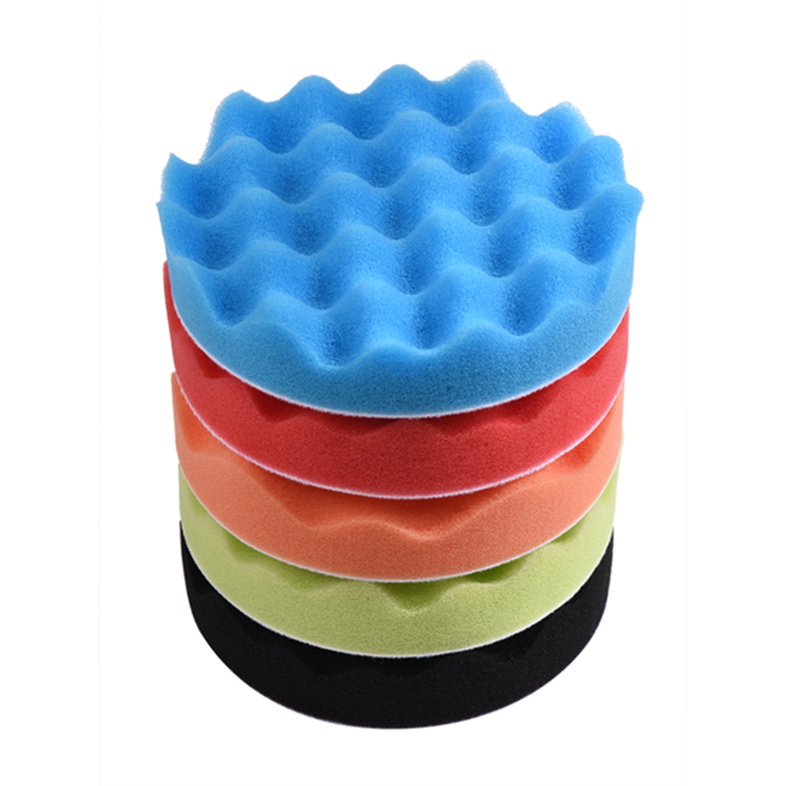 11-teiliges Autopolierpad-set (12,7 Cm) Mit Schaumstoff, Wachs Und Selbstklebenden Bohrmaschinenaufsätzen. Ideal Für Auto, Haushalt, Bad Und Küche.