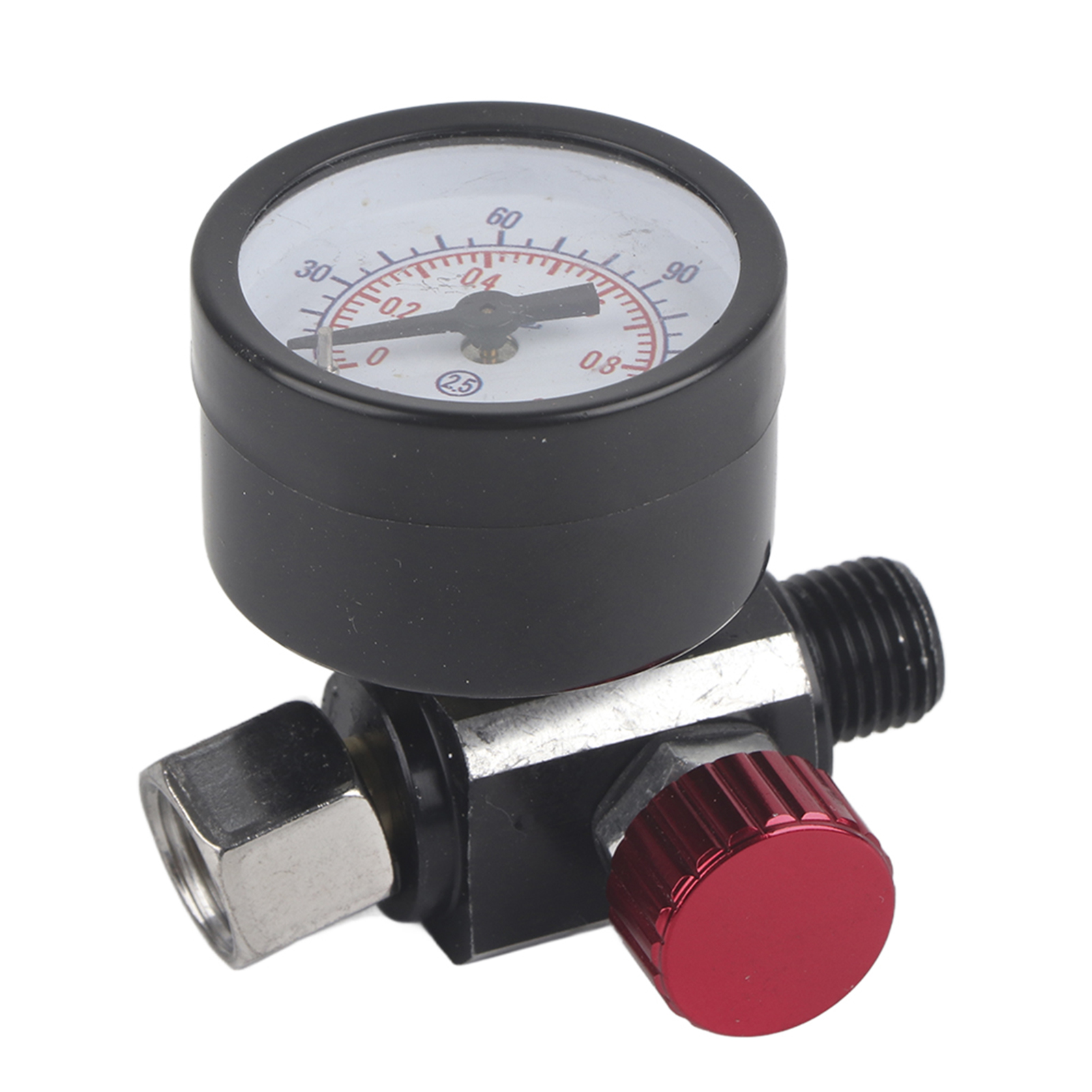 1/4" Bsp Manometer Aus Aluminiumlegierung Für Farbpistolen Und Druckluftwerkzeuge