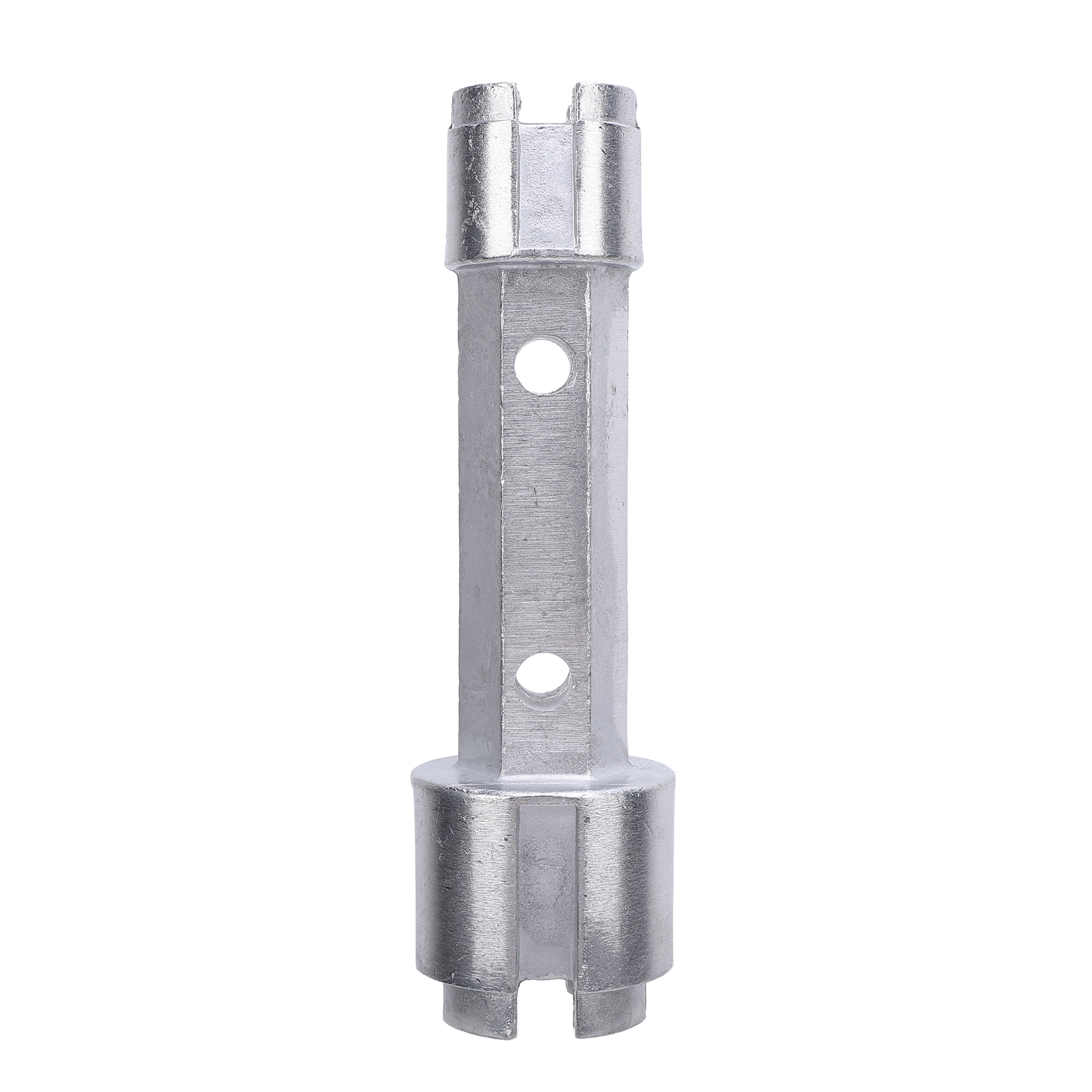Hochleistungsfähiger Doppelabflussschlüssel Aus Aluminiumlegierung Für Badewannen Und Waschbecken. Werkzeug Zum Entfernen Von Abflussrohren An Waschbecken Und Badewannen.