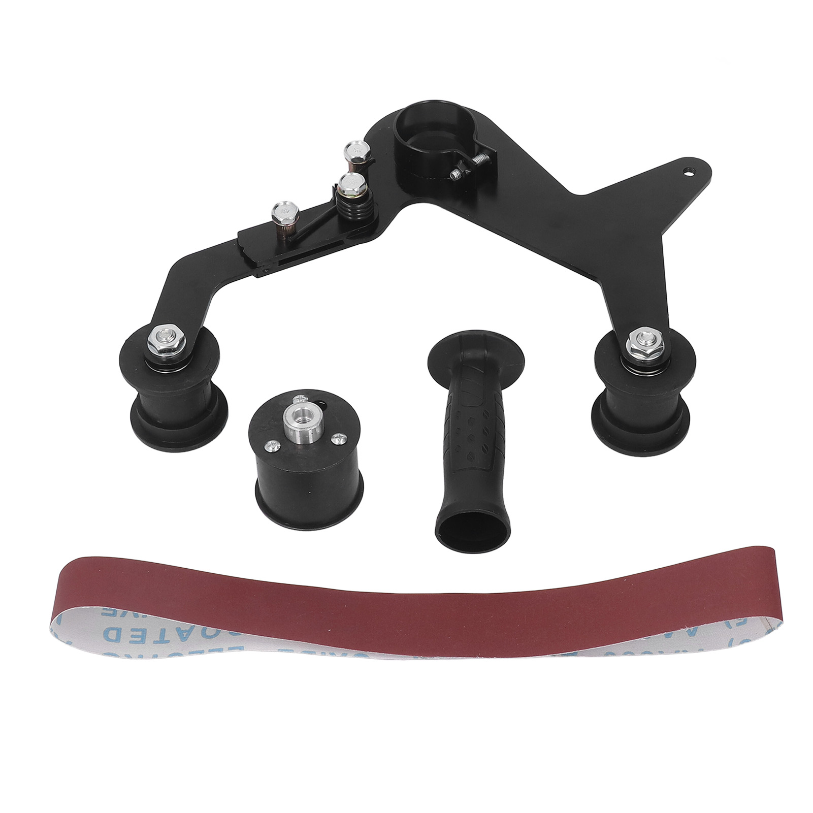 Robuster Und Stabiler Edelstahl-bandschleiferadapter Für Winkelschleifer, Schleifbandadapter Für 14-mm-schlauch (0,55 Zoll)