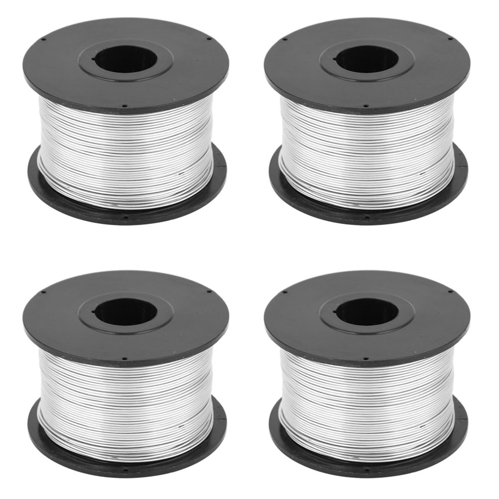 4 Rollen 110 M X 0,8 Mm Stahlbindedraht Für Automatische Bindemaschine.