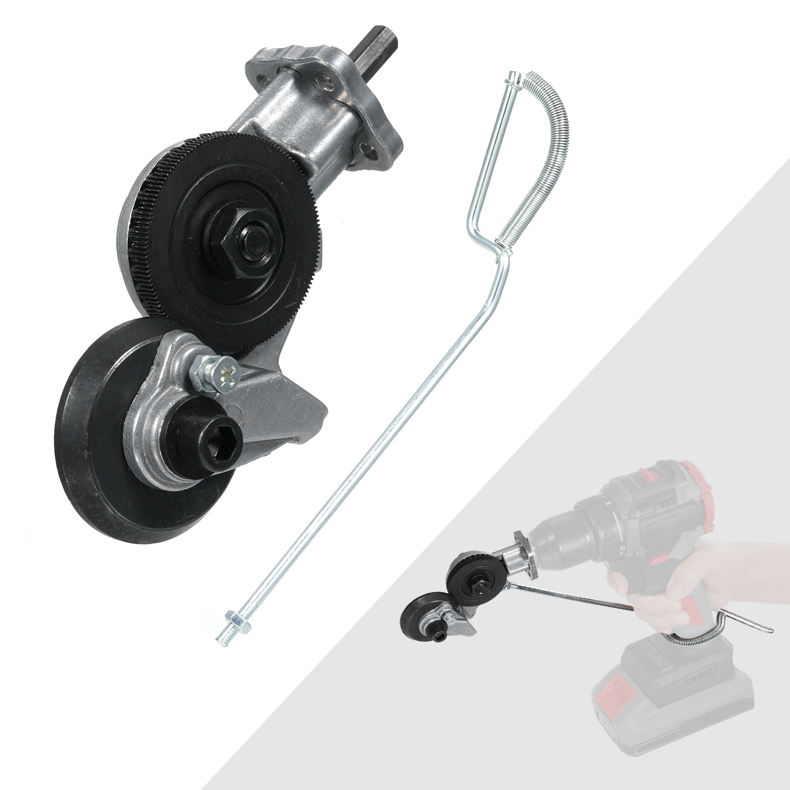 Elektrischer Blechknabberer, Zubehör Für Metallbohrarbeiten, Blechschneider Zum Schneiden Von Eisen, Weißem Blech, Stahl, Kupfer Und Aluminium.