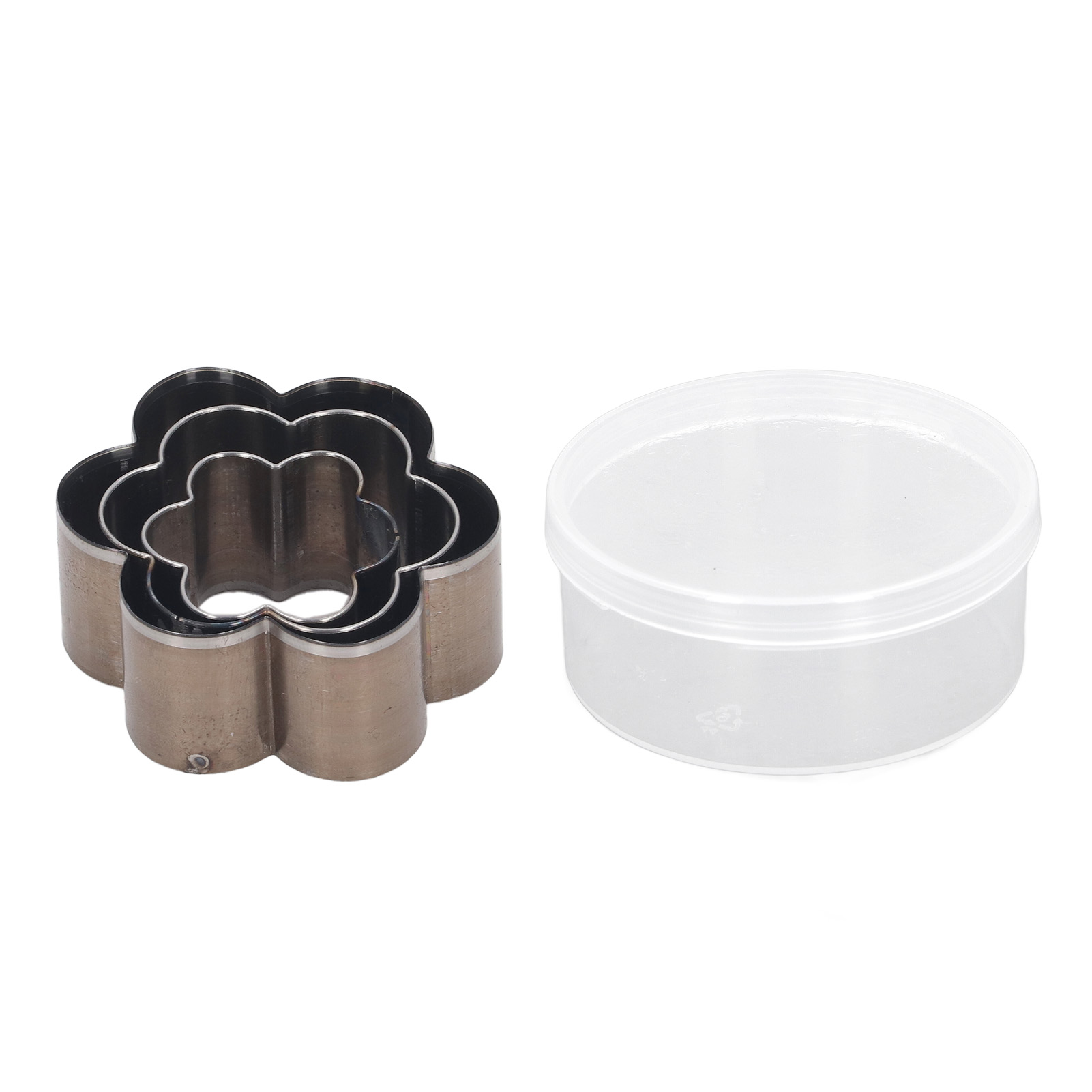 Set Aus 3 Blütenförmigen Lederschneidern, 30, 40 Und 50 Mm, Aus Legiertem Stahl, Zum Schneiden Und Lochen Von Leder, Für Kreative Hobbys.