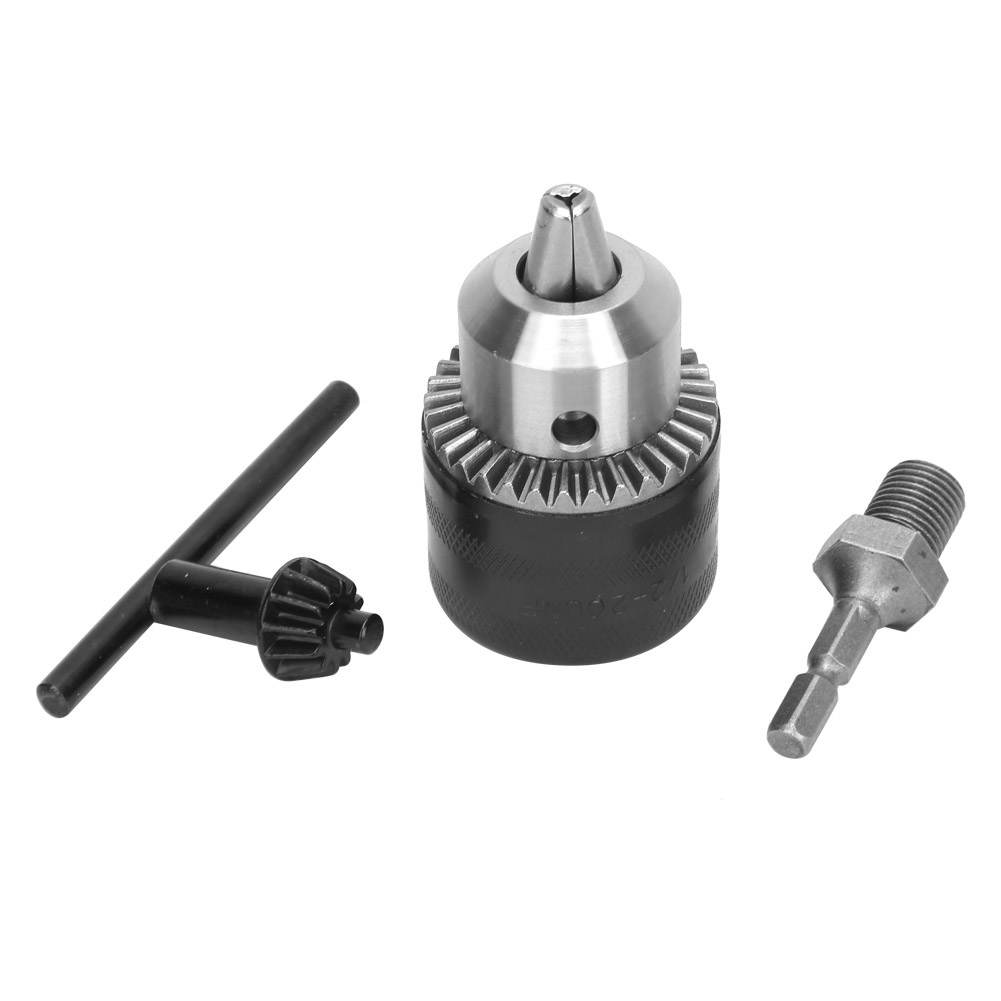 Spannbereich Des Bohrfutters Von 1,5 Bis 13 Mm, 1/2-20unf-befestigungsgewinde An Der Rückseite Des Futters.