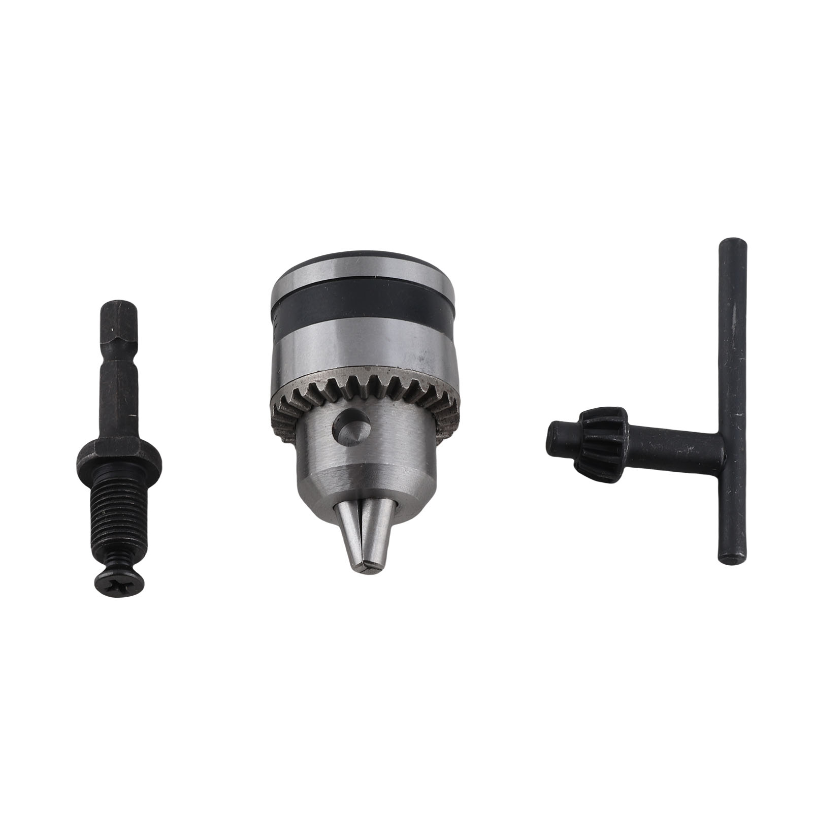 0,6–6,5 Mm 3/8-24unf Leichtes Schlüsselbohrfutter + 1/4"-sechskantkopf, 3/8"-gewindeschaft