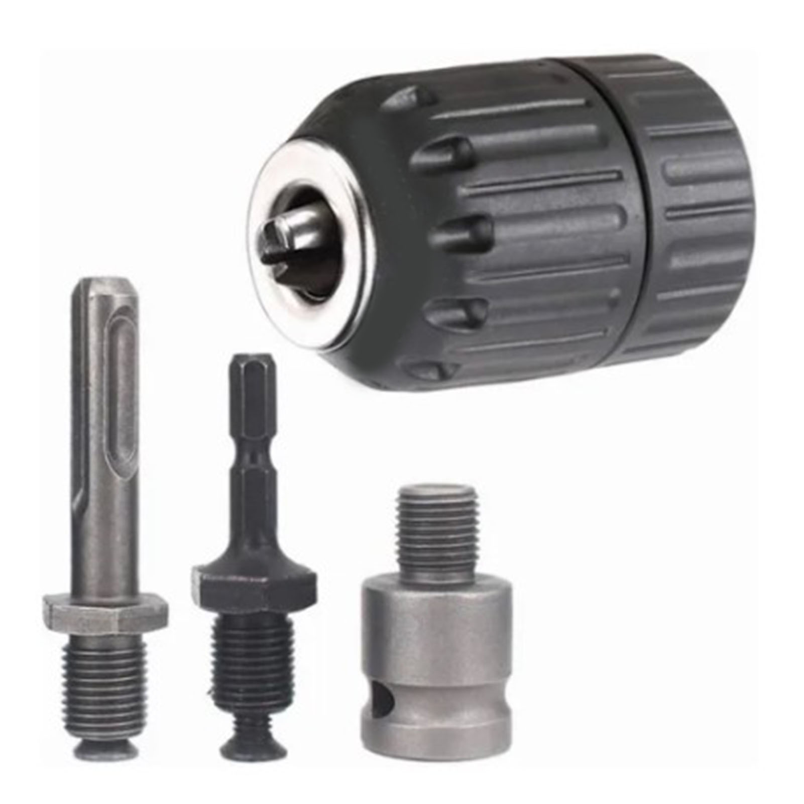 Satz Mit 4 Adaptern Für 10-mm-schlagbohrfutter Mit Rundsechskantschaft Und Adapter Für Elektroschrauber
