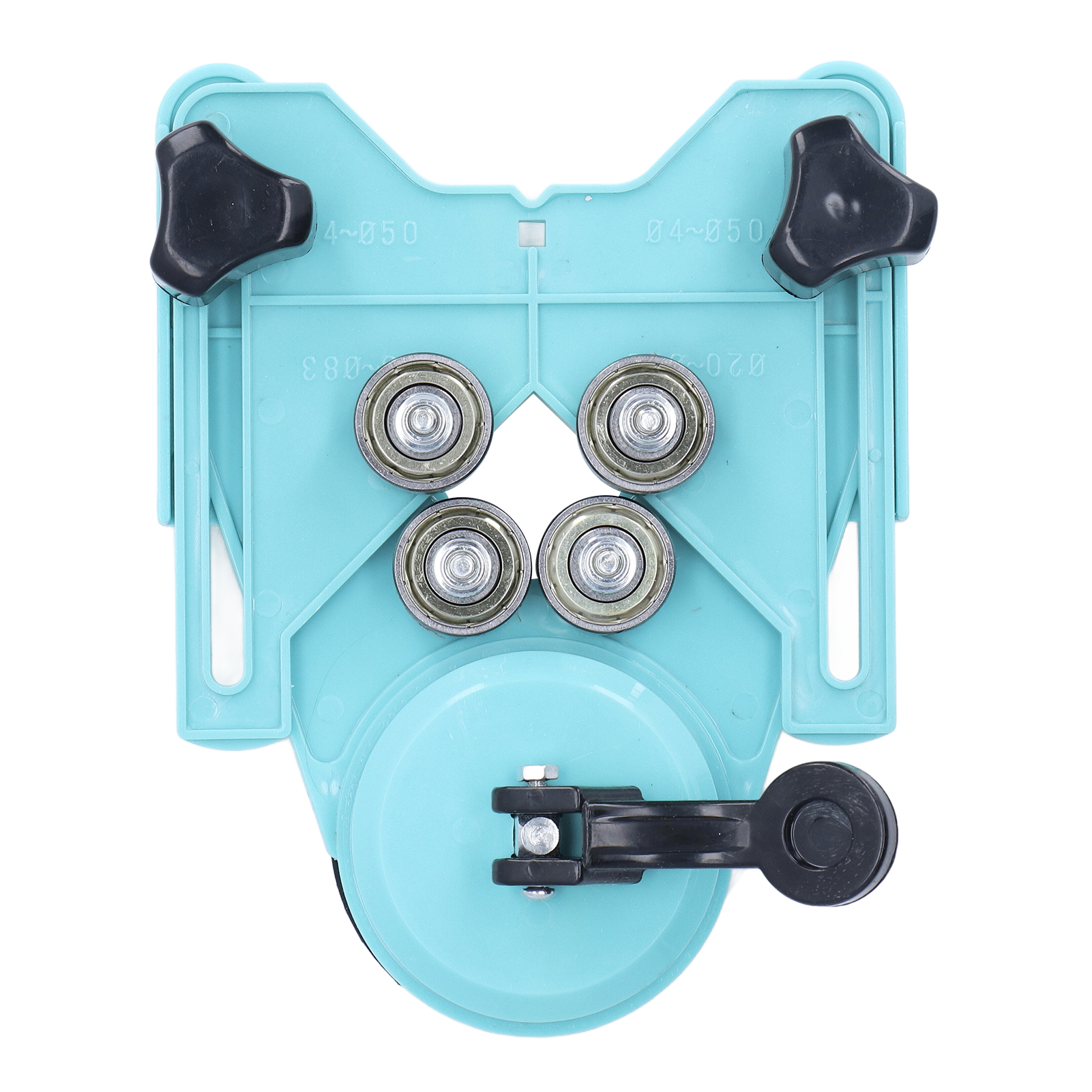 Industrielle Fliesenbohrschablone, 4 Bis 83 Mm, Verstellbar, Mit Großem Saugnapf Für Glas.